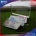 Popular Style Rectangle Acrylic Currency Holder